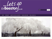 Tablet Screenshot of letsgotobeeston.co.uk